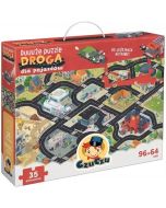 Duuuże puzzle z dziurką Droga dla pojazdów