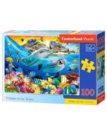 Puzzle 100 Dolphins in the Tropics CASTOR