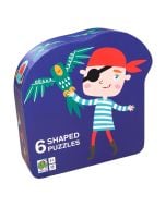 Puzzle dla dzieci w ozdobnym pudełku Pirat