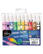Kredki żelowe 10 kolorów KIDEA