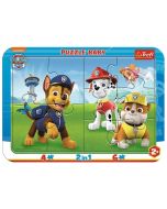 Puzzle ramkowe Baby - Wesoły Psi Patrol TREFL