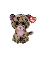 Beanie Boos Livvie - Leopard brązowo-różowy 15cm