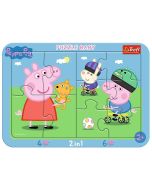 Puzzle ramkowe Baby - Wesoła świnka Peppa TREFL