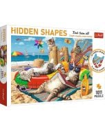 Puzzle 1011 Hiden Shapes Kocie wakacje TREFL