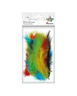Piórka puch 11,8-15 cm mix 20szt
