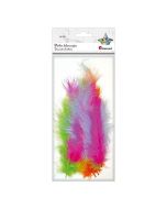 Piórka puch 11,8-15 cm mix 25szt