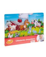 Układanka drewniana Farma