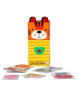 Puzzle dla dzieci 6 układanek po 2el Zwierzątka