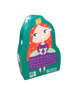 Puzzle dla dzieci w ozdobnym pudełku Księżniczka