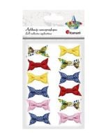 Kokardy 3D samoprzylepne mix 12szt