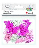 Filcowe motyle ażurowe 36szt