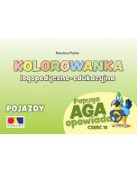Kolorowanka Papuga Aga opowiada cz.10 Pojazdy