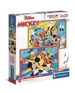 Puzzle 2x20 Super Kolor Mickey