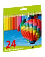 Kredki ołówkowe 24 kolory UNIONL