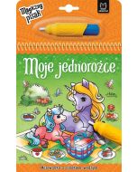 Moje jednorożce. Malowanka z pisakiem wodnym