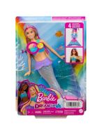 Barbie Malibu. Syrenka migoczące światełka