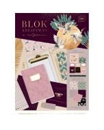 Blok kreatywny z naklejkami A4/14K 80/170G Satin