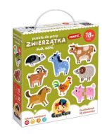 Puzzle do pary Zwierzątka na wsi