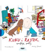 Kuku. Kuku i Rajtek sprzątają pokój