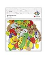 Naklejki piankowe warzywa mix 108szt