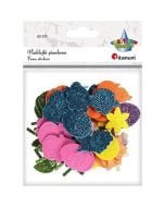 Naklejki piankowe brokatowe mix 50szt