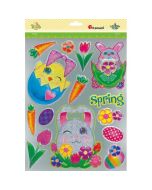 Naklejki foliowe metaliczne mix 14szt