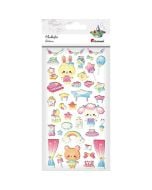 Naklejki wypukłe dla dziewczynki 38szt