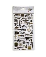 Naklejki wypukłe mix 41szt