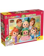 Cocomelon - dwustronne puzzle podłogowe 35 el.