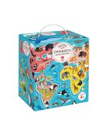 Puzzlove CzuCzu Zwierzęta Mapa Świata 60el.