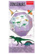 Globus 3D do składania - Dinozaury