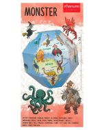 Globus 3D do składania - Potwory