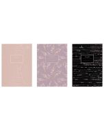 Zeszyt A4/60K kratka Metallic rose gold (5szt)