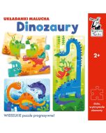 Kapitan Nauka. Dinozaury. Układanki malucha