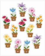 Dekoracje okienne dwustronne - Kwiatki... 12szt