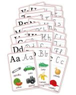 Plansze edukacyjne A4 - Alfabet 23 karty