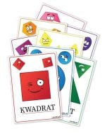 Plansze edukacyjne A4 - Figury geometryczne 8 kart