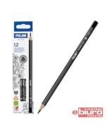 Ołówek trójkątny 6B (12szt) MILAN