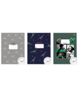 Zeszyt A4/32K trzylinia kolor UV Boys (10szt)