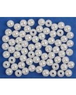 Koraliki 5mm białe 40g