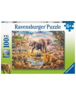 Puzzle XXL 100 Dzikie zwierzęta