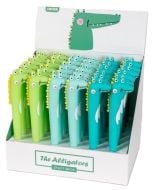 Długopis żelowy Silky Aligator MIX (36szt)