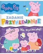 Zadanie Przyklejanie. Peppa Pig. Na wycieczkę
