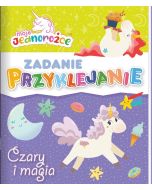 Zadanie Przyklejanie. Moje Jednorożce