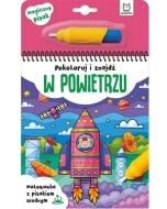 Pokoloruj i znajdź w powietrzu. Malowanka