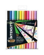 Pisak dwustronny Intensity Dual Tip 12 kolorów BIC