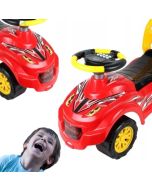 Jeżdzik czerwono-czarny