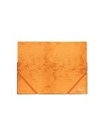 Teczka na gumkę A4 kartonowa pomarańczowa