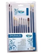 Zestaw pędzli drewnianych 12szt.