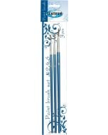 Zestaw pędzli okrągłych 3szt.